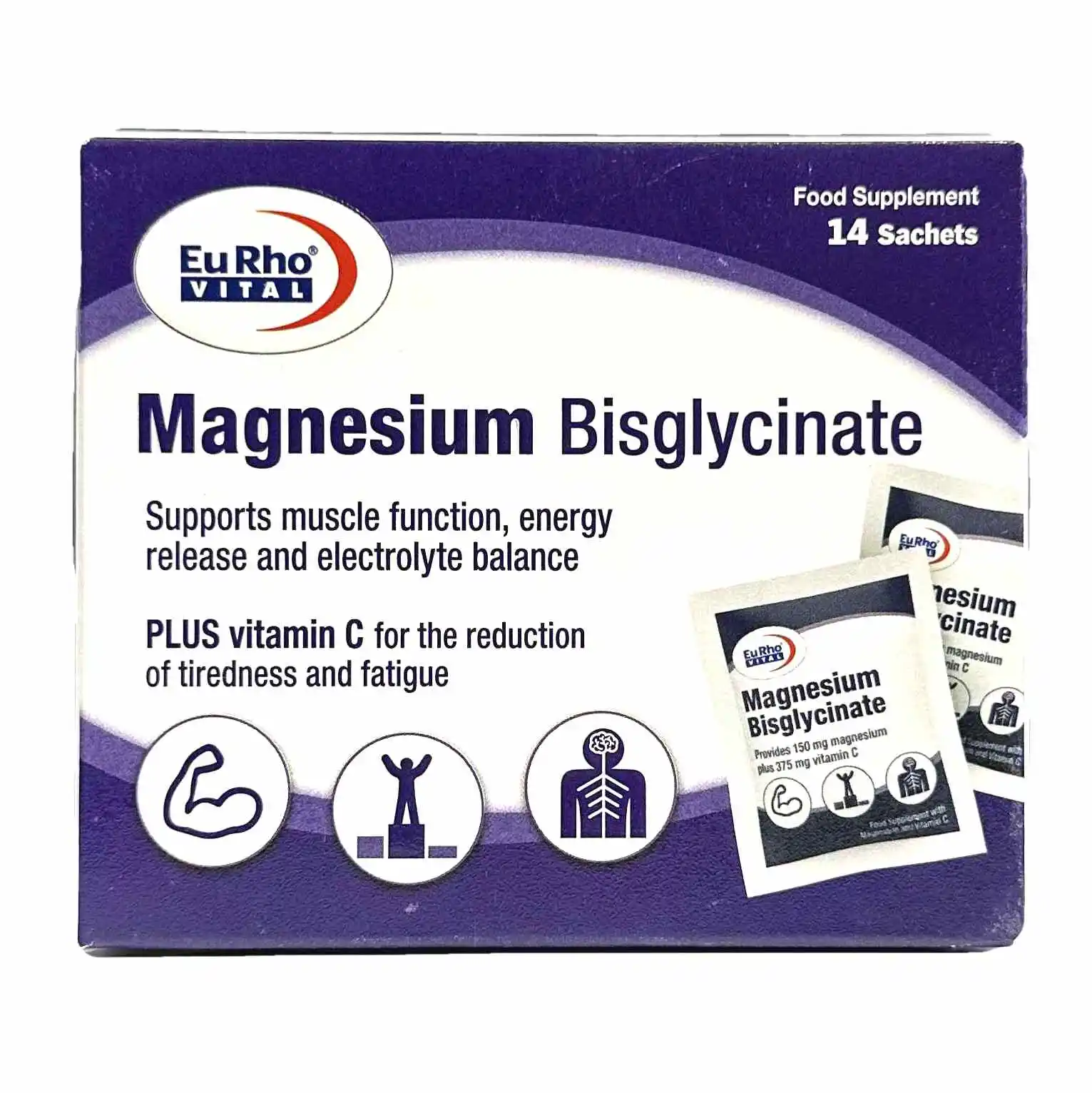 ساشه منیزیم بیس گلایسینات یوروویتال Eurho Vital Magnesium